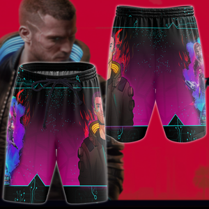 Cyberpunk 2077 Video Game 3D All Over Print T-shirt Tank Top Zip Hoodie Pullover Hoodie Hawaiian Shirt Beach Shorts Jogger Beach Shorts S 