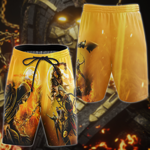 Mortal Kombat Video Game 3D All Over Print T-shirt Tank Top Zip Hoodie Pullover Hoodie Hawaiian Shirt Beach Shorts Jogger Beach Shorts S 