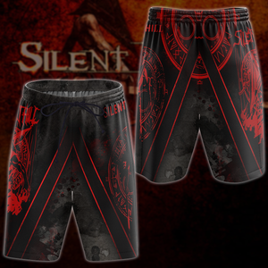 Silent Hill Video Game 3D All Over Printed T-shirt Tank Top Zip Hoodie Pullover Hoodie Hawaiian Shirt Beach Shorts Jogger Beach Shorts S 