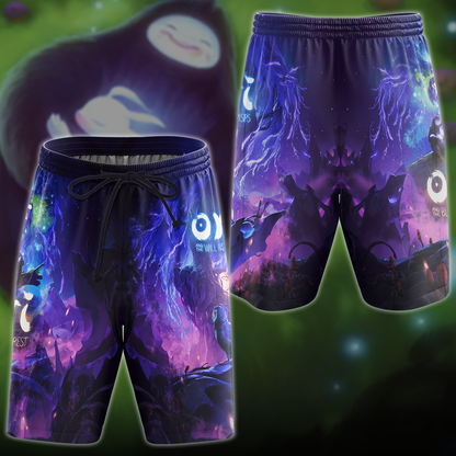 Ori and the Blind Forest Video Game 3D All Over Printed T-shirt Tank Top Zip Hoodie Pullover Hoodie Hawaiian Shirt Beach Shorts Jogger Beach Shorts S 