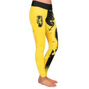 Quidditch Hufflepuff Harry Potter 3D Leggings   