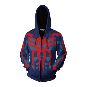 Spider-Man 2099 PS4 Video Games Cosplay Zip Up Hoodie Jacket   