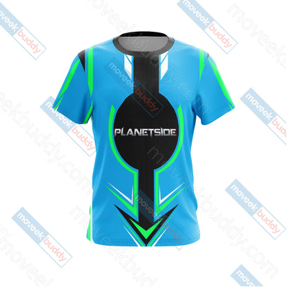 PlanetSide - Intellect Shall Overcome Unisex 3D T-shirt   