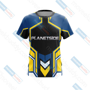 PlanetSide - Corporate Greed Disguised Unisex 3D T-shirt   