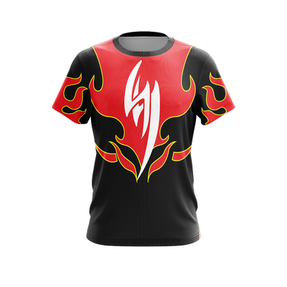 Tekken Jin Kazama Red Flame Unisex 3D T-shirt   
