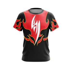 Tekken Jin Kazama Red Flame Unisex 3D T-shirt   