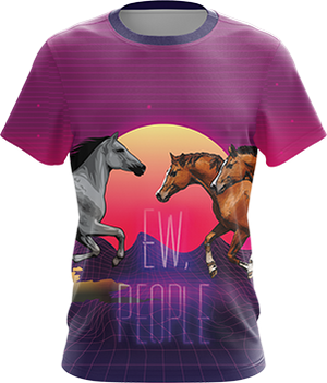 Horse Ew People Unisex 3D T-shirt   