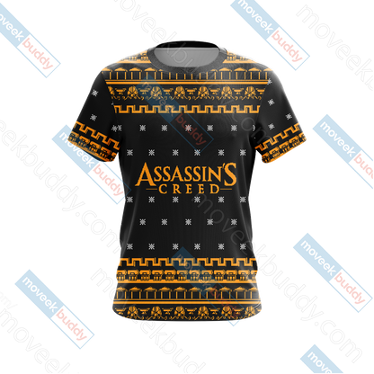 Assassin's Creed - Origins Knitting Style Unisex 3D T-shirt   