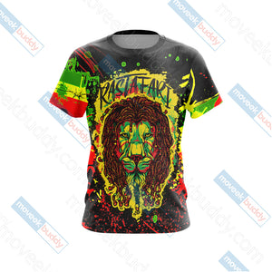 Bob Marley - Rastafari Unisex 3D T-shirt   