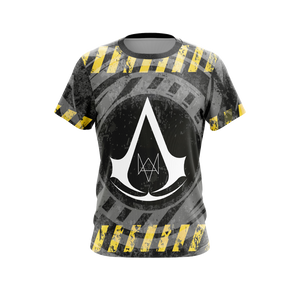 Assassin's Creed Watch Dogs Crossover Unisex 3D T-shirt   