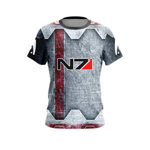 Mass Effect - N7 New Look Unisex 3D T-shirt   