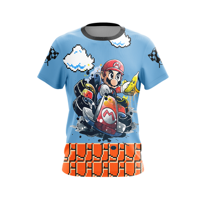 Mario Cart Unisex 3D T-shirt   