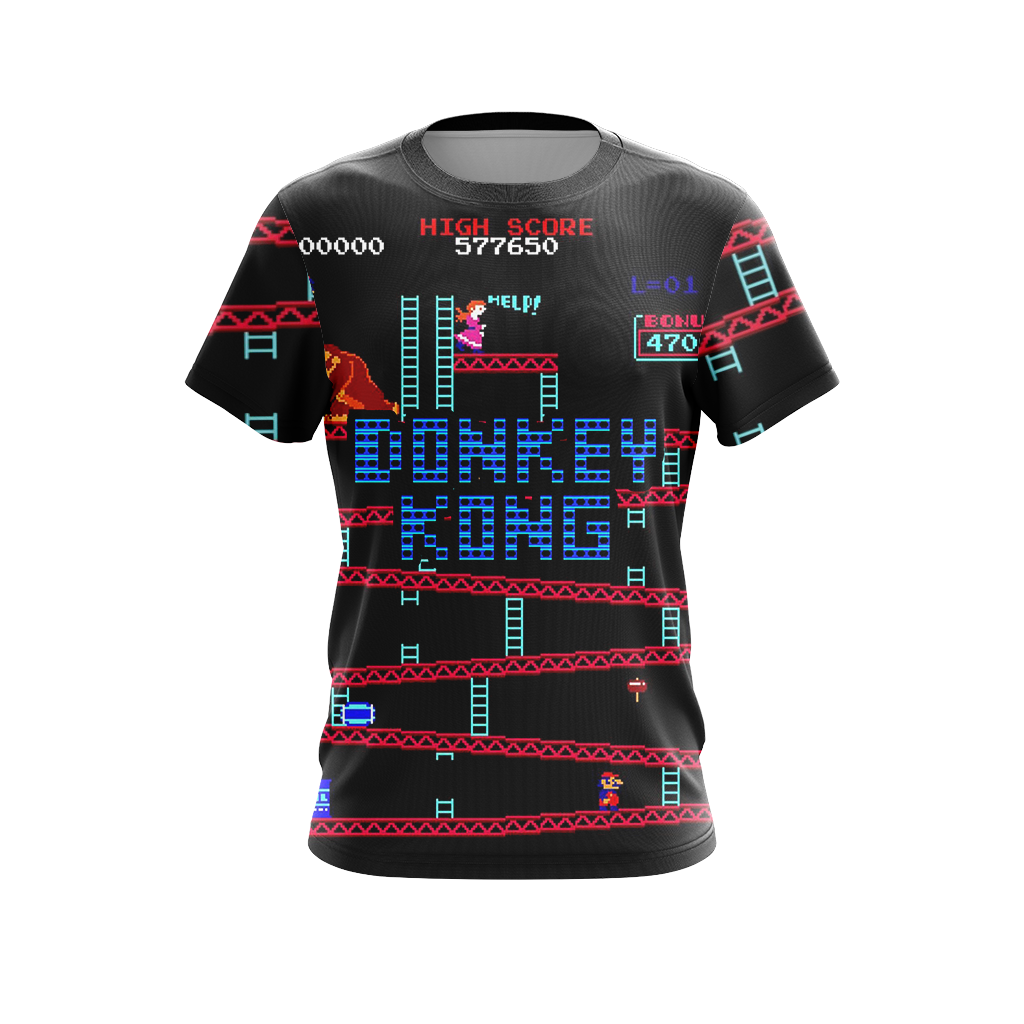 Donkey Kong New Game Unisex 3D T-shirt   