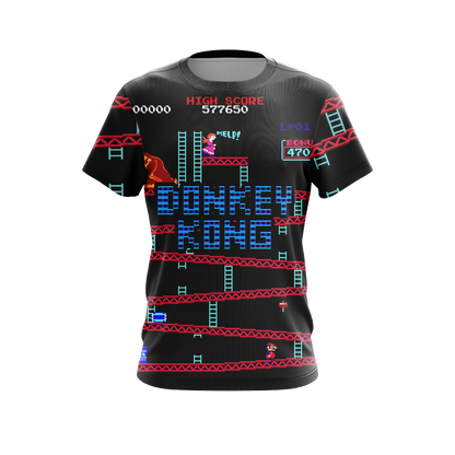 Donkey Kong New Game Unisex 3D T-shirt   