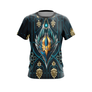 World Of Warcraft - Blood Elf Alliance Races Crest Unisex 3D T-shirt   
