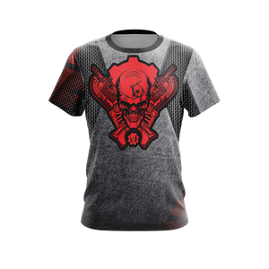 Gears Of War New Version Unisex 3D T-shirt   