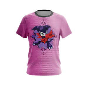 Digimon Impmon Chibi Unisex 3D T-shirt   