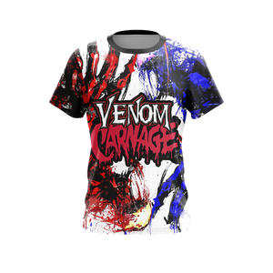 Venom and Carnage Unisex 3D T-shirt   