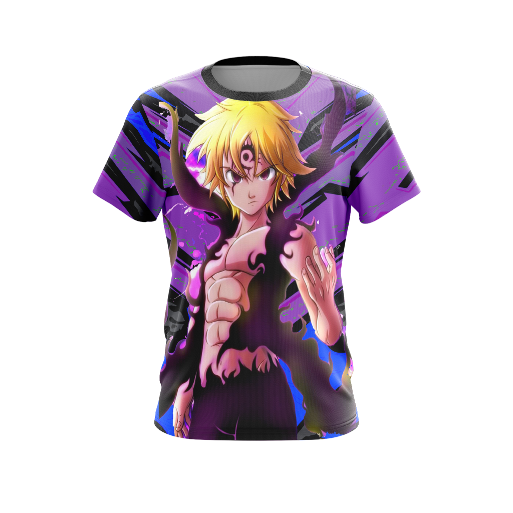 The Seven Deadly Sins Meliodas Unisex 3D T shirt MoveekBuddyShop