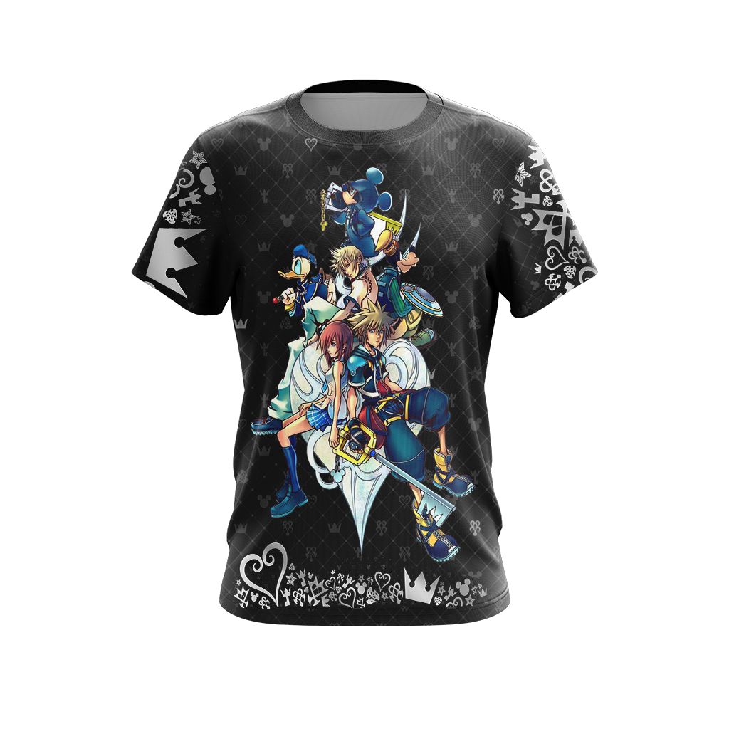 Kingdom Hearts New Look Unisex 3D T-shirt   