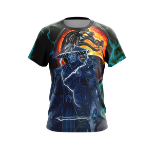 Mortal kombat - Raiden Dark Unisex 3D T-shirt   