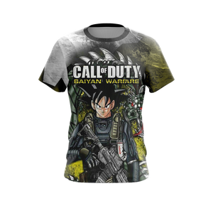 Call of Duty Game - Goku Unisex 3D T-shirt   