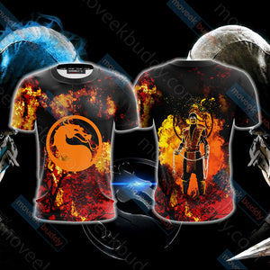 Mortal Kombat - Scorpion New Version Unisex 3D T-shirt   