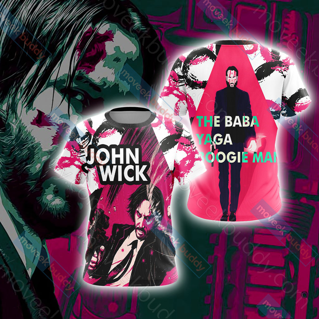 John Wick - The Baba Yaga Boogie Man Unisex 3D T-shirt   