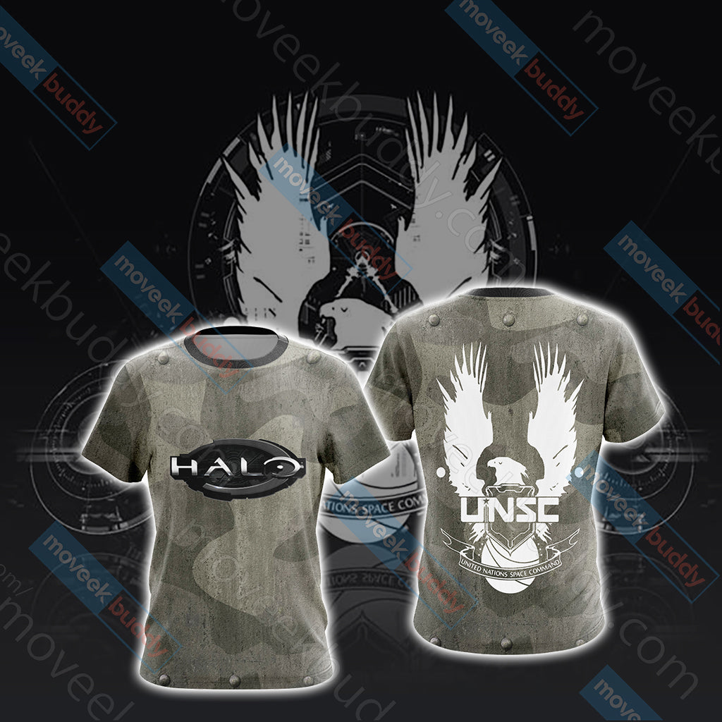 Halo 4 UNSC Unisex 3D T-shirt   