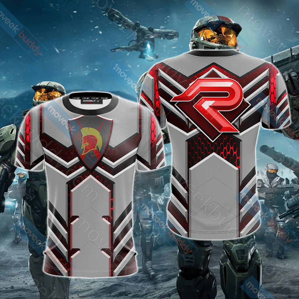 Halo - Red Team Unisex 3D T-shirt S  