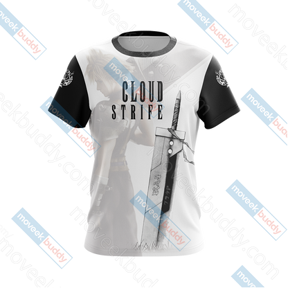 Final Fantasy VII - Cloud Strife Unisex 3D T-shirt   