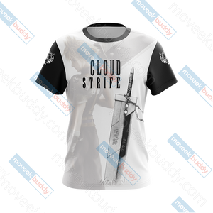Final Fantasy VII - Cloud Strife Unisex 3D T-shirt   