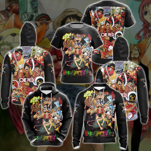 One Piece Straw Hat Pirates Anime Manga 3D All Over Print T-shirt Tank Top Zip Hoodie Pullover Hoodie Hawaiian Shirt Beach Shorts Jogger   