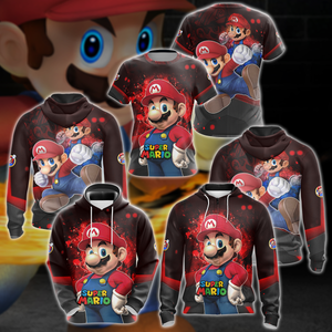 Super Mario Video Game 3D All Over Print T-shirt Tank Top Zip Hoodie Pullover Hoodie Hawaiian Shirt Beach Shorts Jogger   