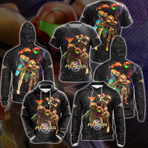 Metroid Prime Remastered Video Game 3D All Over Printed T-shirt Tank Top Zip Hoodie Pullover Hoodie Hawaiian Shirt Beach Shorts Jogger   