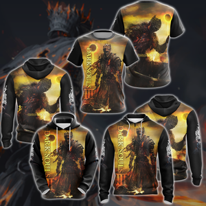 Dark Souls 3 Video Game 3D All Over Printed T-shirt Tank Top Zip Hoodie Pullover Hoodie Hawaiian Shirt Beach Shorts Jogger   