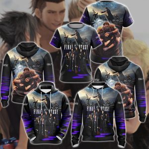 Final Fantasy XV Video Game 3D All Over Print T-shirt Tank Top Zip Hoodie Pullover Hoodie Hawaiian Shirt Beach Shorts Jogger   