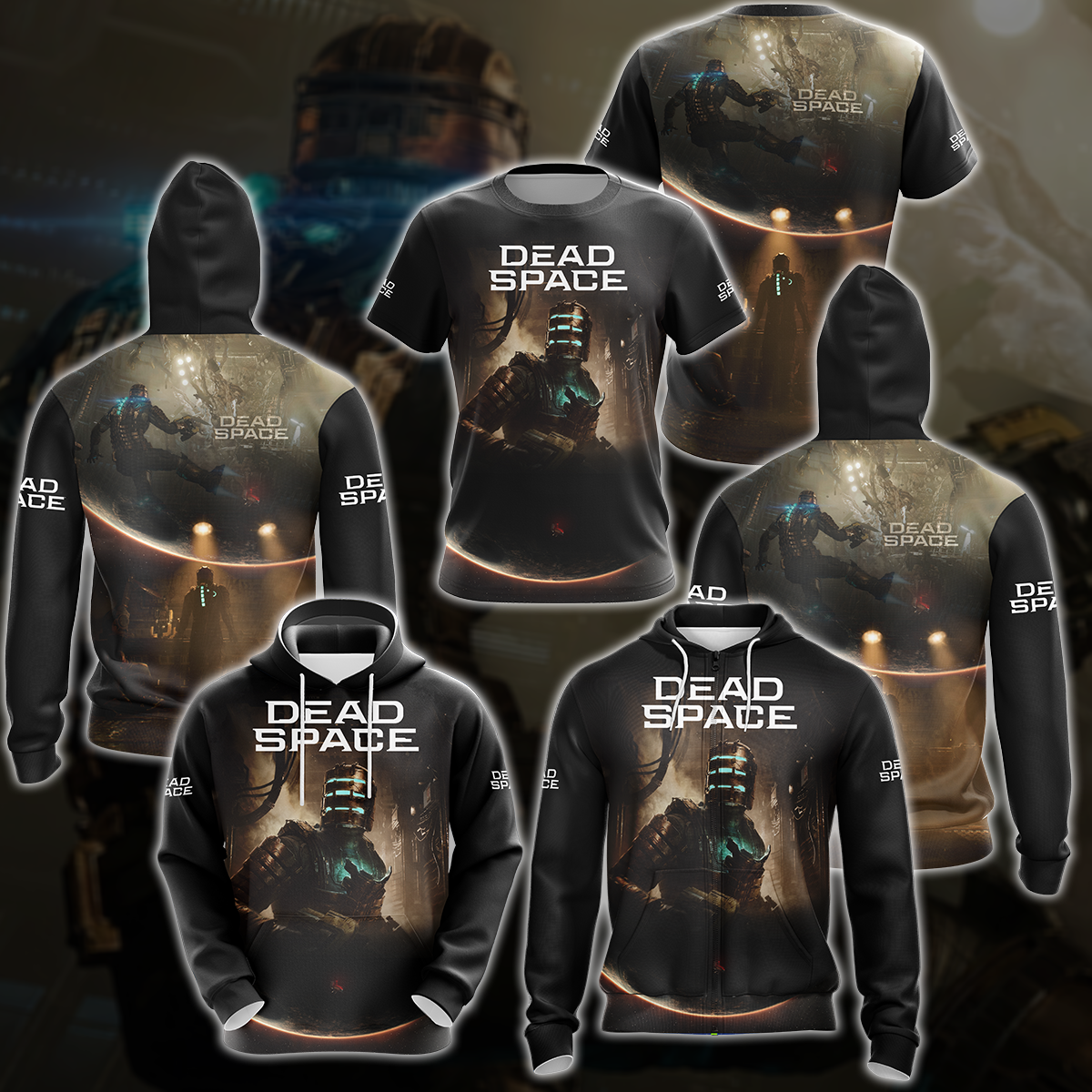 Dead Space 2023 Video Game 3D All Over Printed T-shirt Tank Top Zip Hoodie Pullover Hoodie Hawaiian Shirt Beach Shorts Jogger   