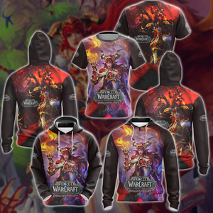 World of Warcraft: Dragonflight Video Game 3D All Over Printed T-shirt Tank Top Zip Hoodie Pullover Hoodie Hawaiian Shirt Beach Shorts Jogger   