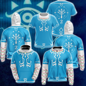 The legend of Zelda Breath of the Wild Cosplay Video Game 3D All Over Print T-shirt Tank Top Zip Hoodie Pullover Hoodie Hawaiian Shirt Beach Shorts Jogger   