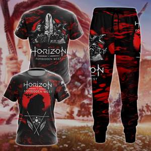 Horizon Forbidden West 3D All Over Print T-shirt Tank Top Zip Hoodie Pullover Hoodie Hawaiian Shirt Beach Shorts Jogger   