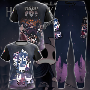 Hollow Knight Video Game 3D All Over Printed T-shirt Tank Top Zip Hoodie Pullover Hoodie Hawaiian Shirt Beach Shorts Joggers   