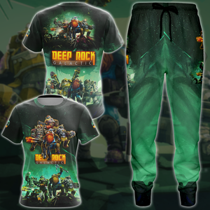 Deep Rock Galactic Video Game 3D All Over Printed T-shirt Tank Top Zip Hoodie Pullover Hoodie Hawaiian Shirt Beach Shorts Jogger   