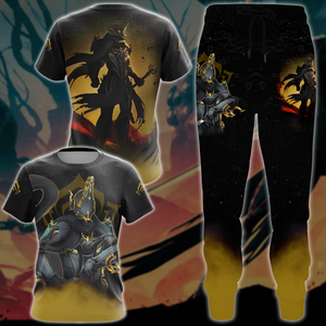 Warframe Video Game All Over Printed T-shirt Tank Top Zip Hoodie Pullover Hoodie Hawaiian Shirt Beach Shorts Joggers   