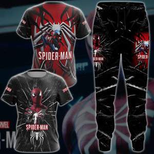 Spider-Man 2 Video Game All Over Printed T-shirt Tank Top Zip Hoodie Pullover Hoodie Hawaiian Shirt Beach Shorts Joggers   