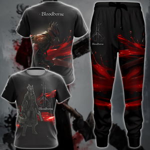 Bloodborne Video Game 3D All Over Printed T-shirt Tank Top Zip Hoodie Pullover Hoodie Hawaiian Shirt Beach Shorts Jogger   