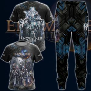 Final Fantasy XIV: Endwalker Video Game 3D All Over Printed T-shirt Tank Top Zip Hoodie Pullover Hoodie Hawaiian Shirt Beach Shorts Jogger   