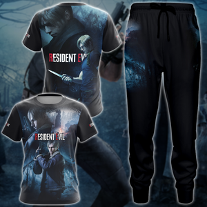 Resident Evil 4 Leon Kennedy Video Game 3D All Over Printed T-shirt Tank Top Zip Hoodie Pullover Hoodie Hawaiian Shirt Beach Shorts Jogger   