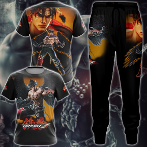 Tekken 7 Video Game 3D All Over Print T-shirt Tank Top Zip Hoodie Pullover Hoodie Hawaiian Shirt Beach Shorts Jogger   