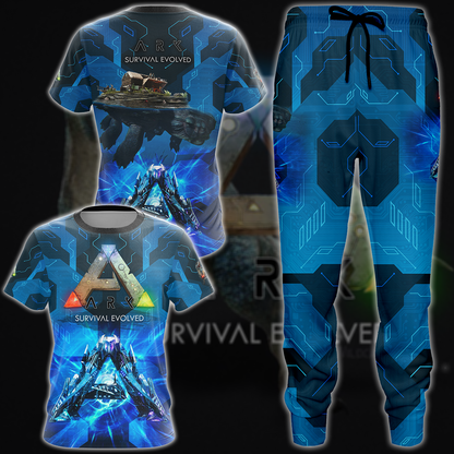 ARK: Survival Evolved Video Game 3D All Over Printed T-shirt Tank Top Zip Hoodie Pullover Hoodie Hawaiian Shirt Beach Shorts Jogger   